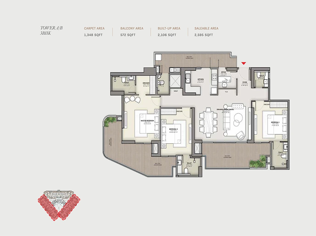 3BHK